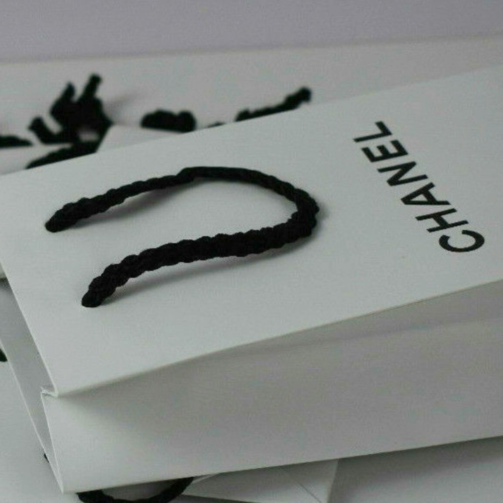 Chanel Bag  9' X 5' Black String Collapsible - Picture 12 of 14